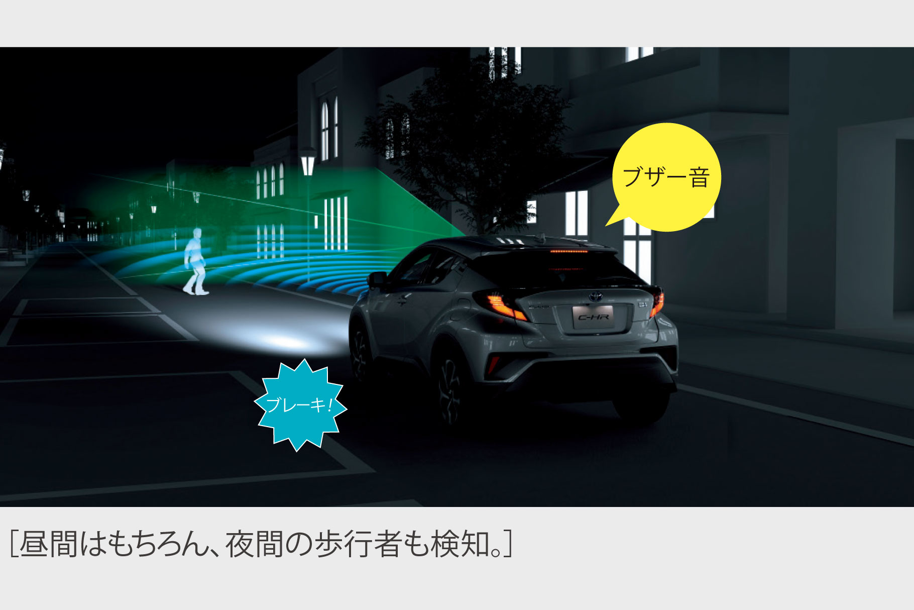 C-HR前期ミリ波レーダープリクラッシュXYZ10 ハイブリッド