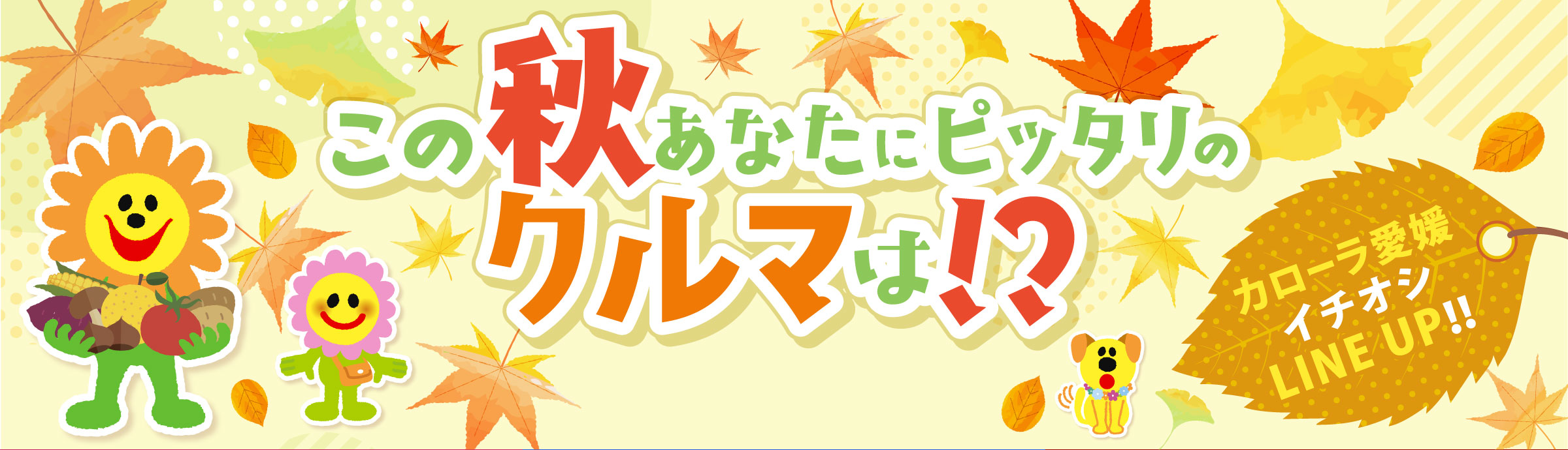 画像：この秋あなたにぴったりのクルマは？